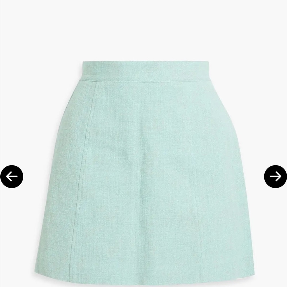 See By Chloe cotton and linen mint Green Women's Skirt